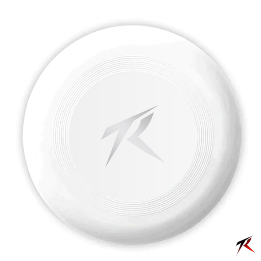 Metallic Silver Tr logo  Frisbee
