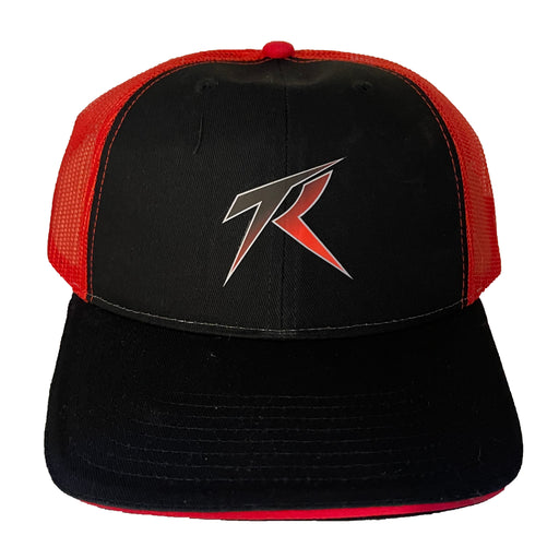 TR Black/Red Mesh Back Trucker